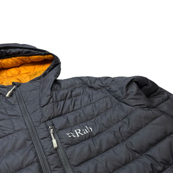 RAB Grey/Orange Down Puffer Jacket - Medium