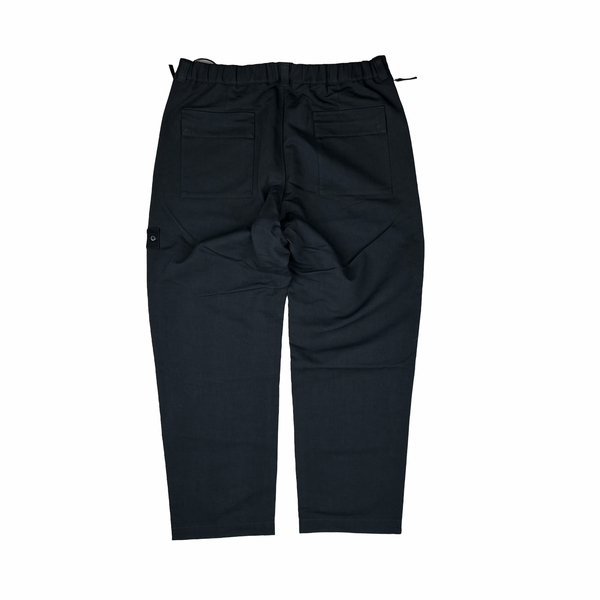 Stone Island 2023 Navy Ghost Piece Cotton Trousers - 3XL