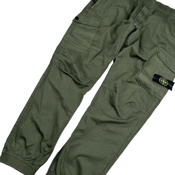 Stone Island Dark Green RE-T Cargo Trousers - XXL