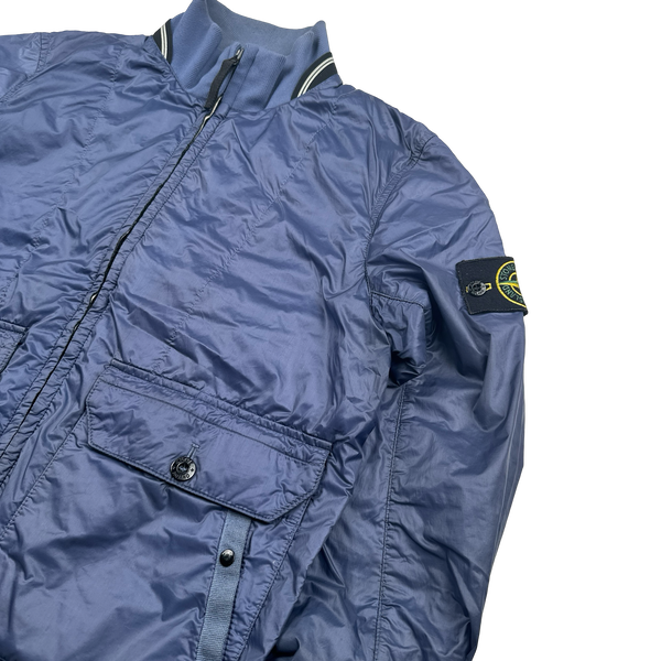 Stone Island 2011 Blue Tyveck Micro Rip Stop Jacket - Small
