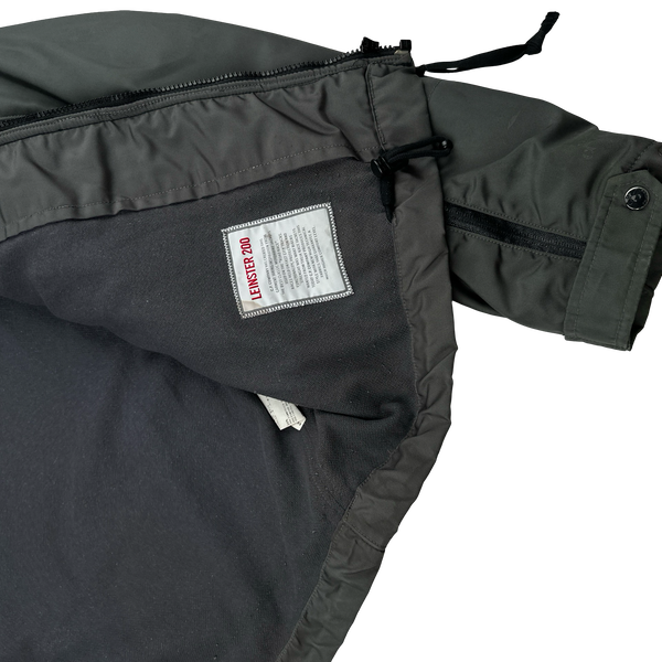 CP Company 2011 Grey Multi Pocket Leinster 200 Wool Lined Goggle Jacket -XL