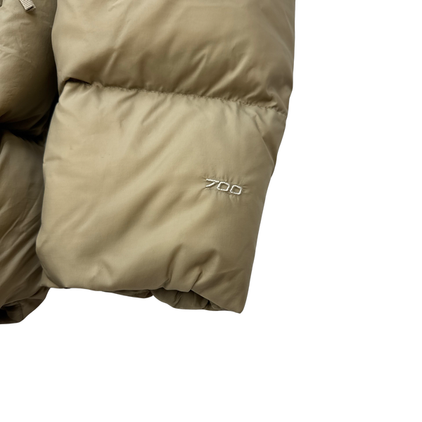 North Face Beige 700 Down Fill Puffer Jacket - Medium
