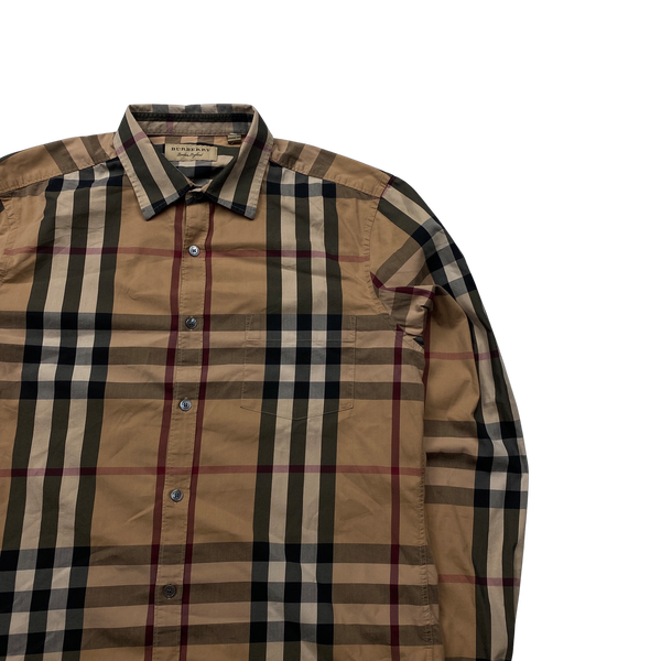 Burberry Nova Check Button Up Shirt - Large