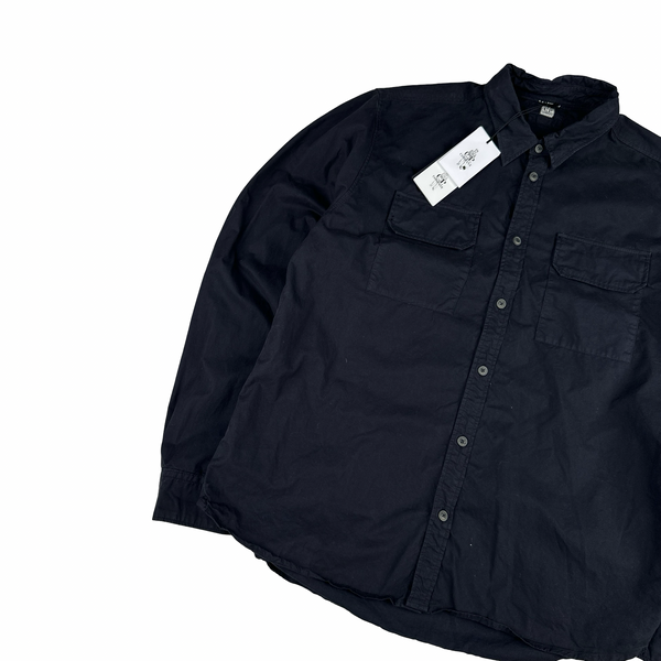 CP Company Navy Lens View Buttoned Shirt - Large