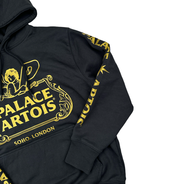 Palace Artois Gold Spellout Thick Hoodie - Small