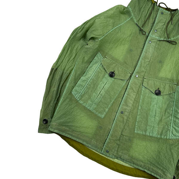 Ten C Green Lightweight Tempest Anorak Jacket - Medium