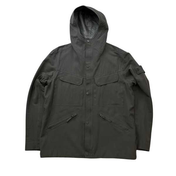 Stone Island 2016 Grey Ghost Water Repellent Wool Jacket - Large