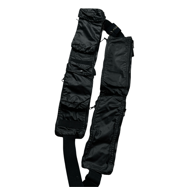Stone Island 2022 Black Multi Pocket Chest Bag
