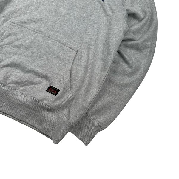 Evisu Grey Evisu Embroiderd Cotton Hoodie - Medium
