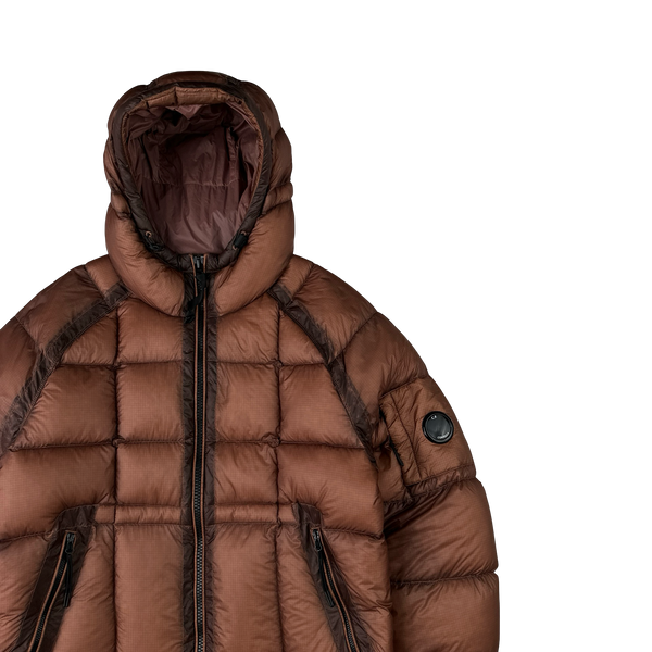CP Company Brick Down Filled DD Shell Lens Viewer Puffer Jacket - Large