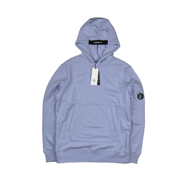 CP Company Lilac Cotton Lens Viewer Pullover Hoodie - XL
