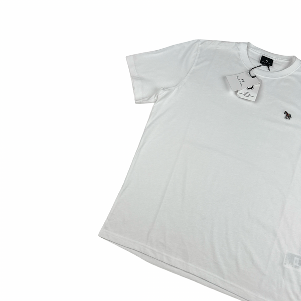 Paul & Shark White Logo Short Sleeve T Shirt - Large