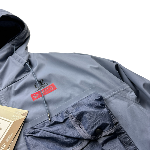 CP Company Lilac Goretex Infinium Waterproof Down Liner Jacket - Large