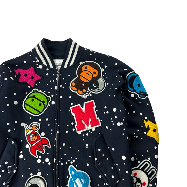 BAPE Baby Milo Varsity Space Patch Jumper - Small – Mat's Island