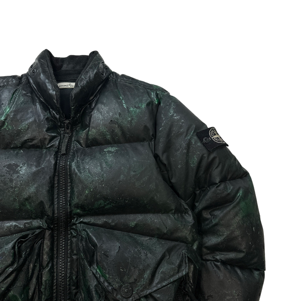 Stone Island 2015 Hidden Reflective Puffer Jacket - Medium