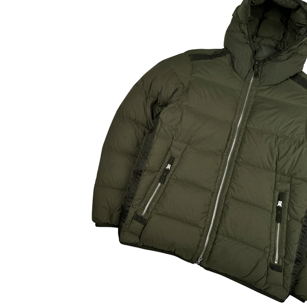 Stone Island 2023 Khaki Seamless Tunnel Nylon Down TC - Small