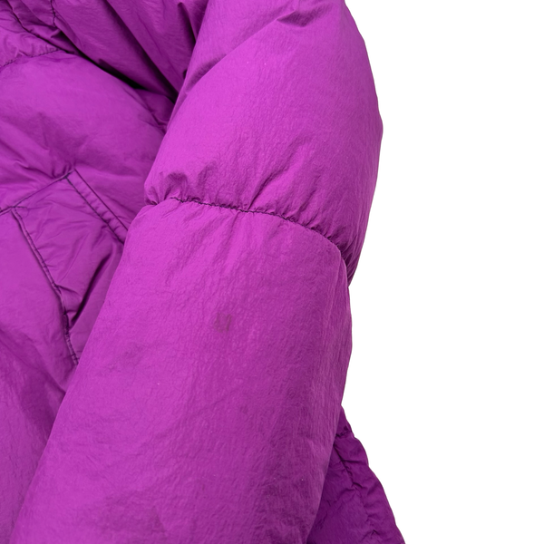 Stone Island 2018 Fuchia Down Filled Crinkle Puffer Jacket - Small