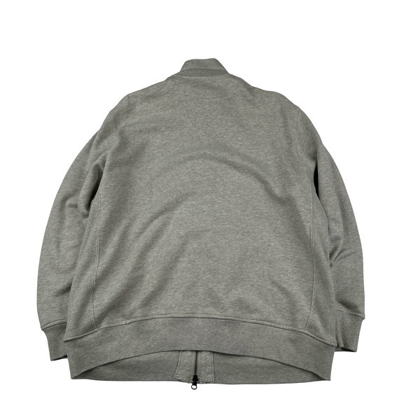 Ralph Lauren Grey Cotton Zipped Track Jacket - Large