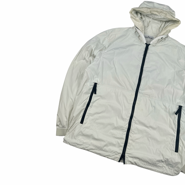 Stone Island White Nylon Skin Touch TC Jacket - XL