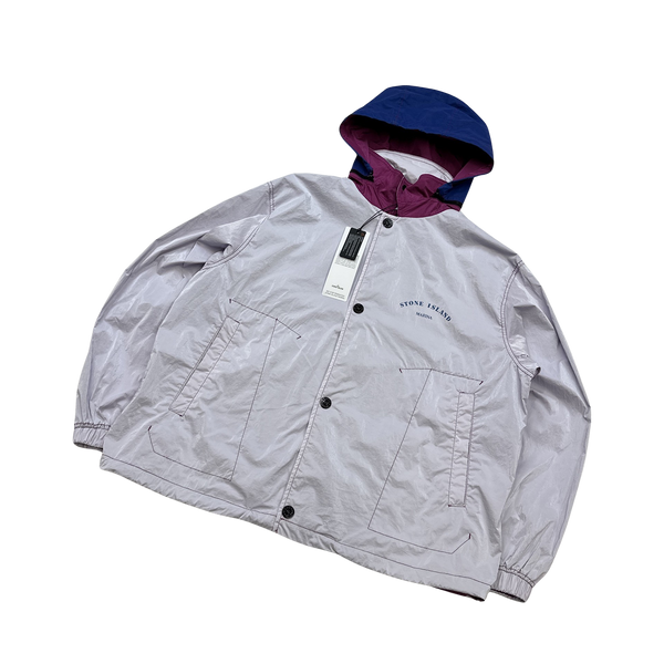 Stone Island Nylon Metal Reflective Marina Jacket - Large
