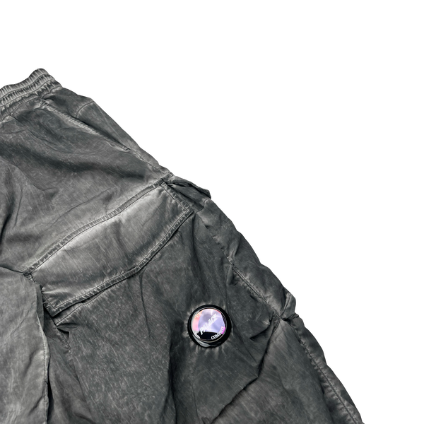 CP Company x Palace Grey Nylon Cargo Trousers - 32"