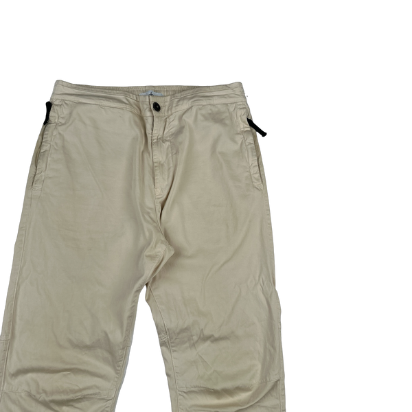 Stone Island 2020 Cream Cargo Trousers - 34"
