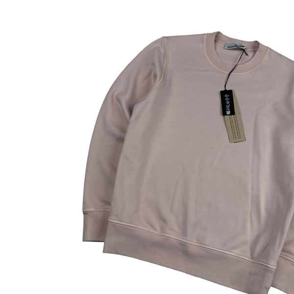 Stone Island 2025 Brushed Organic Cotton Crewneck Jumper - XS