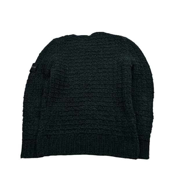 Stone Island 2016 Navy Chenille Knit Wide Neck Jumper - Large
