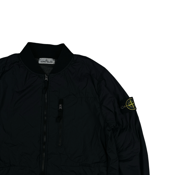 Stone Island 2022 Black Nylon Skin Touch TC Polartec Jacket - Small