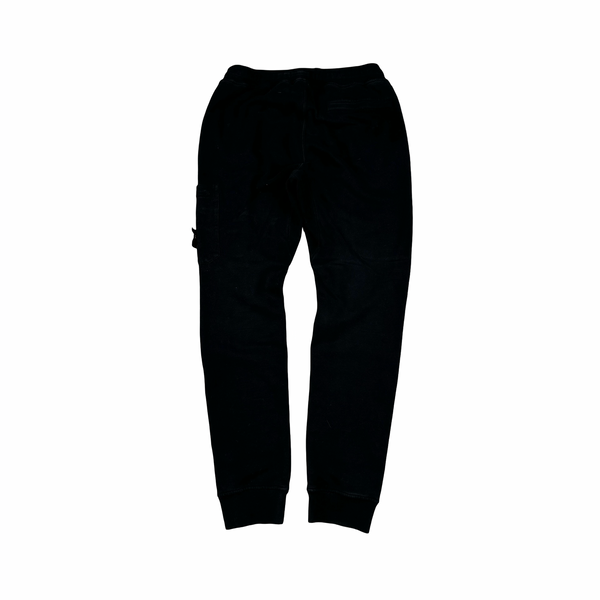 Stone Island 2018 Black Cotton Joggers - Small