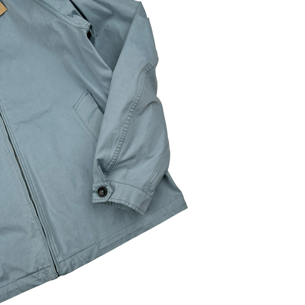 Ten C Lightweight Buttoned Neck Anorak Cotton Jacket - Medium