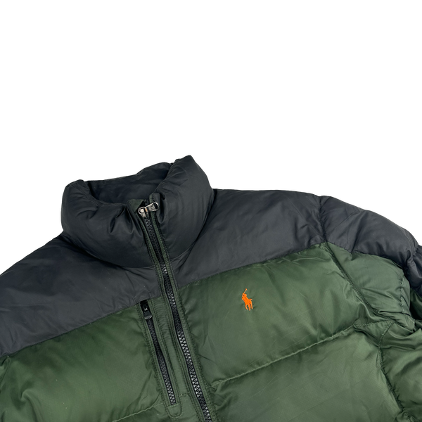 Ralph Lauren Khaki Down Puffer Jacket - XL