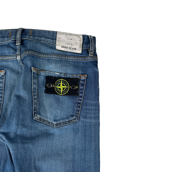 Stone Island 2016 Blue Slim Fit Denim Jeans - 30"