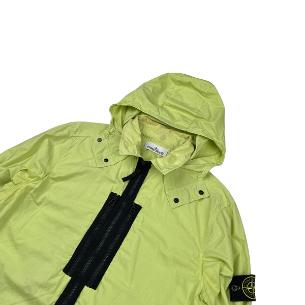 Stone Island 2017 Green Paracadute Hooded Overshirt - Large