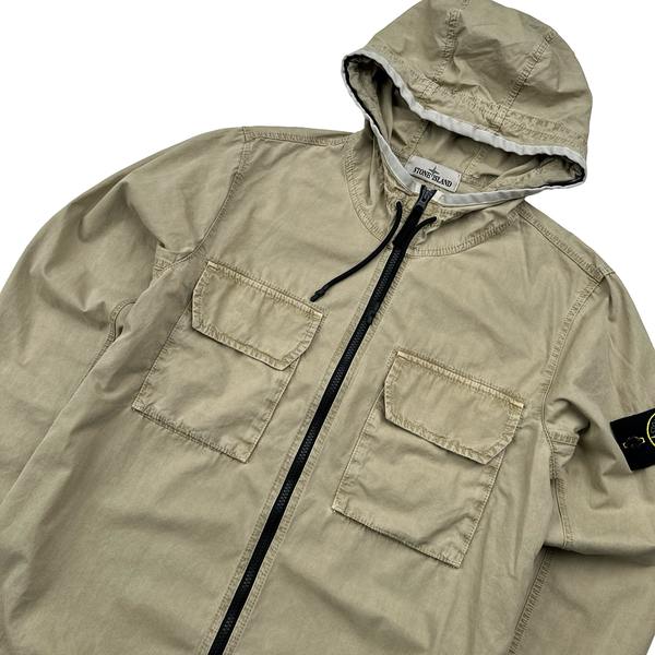 Stone Island 2022 Supima Cotton Hooded Overshirt Jacket- Small