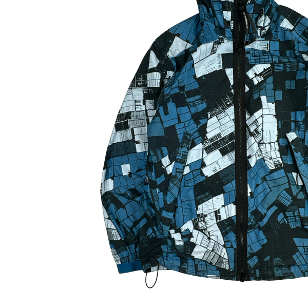 CP Company 50 Fili Patterned Camo Hooded Jacket - Large