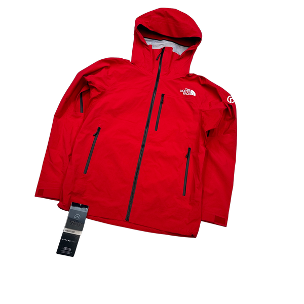 North Face Red Gore Tex Futurelight Summit Series Hooded Jacket - Medium