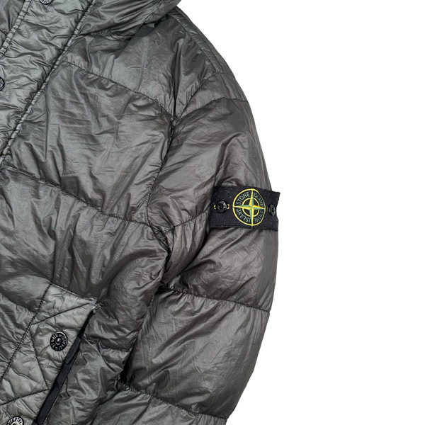 Stone Island 2011 Grey Garment Dyed Puffer Jacket - Large
