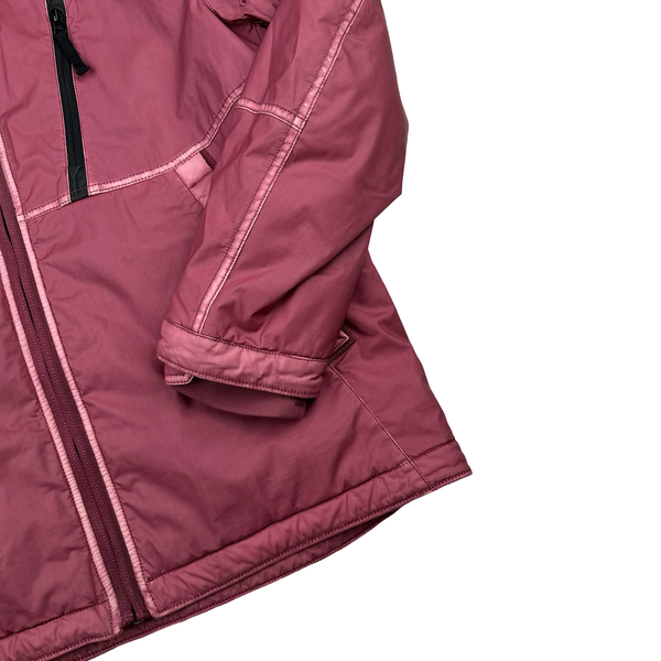 Stone Island 2014 Magenta Quilted Mussola Gommata Jacket - Large