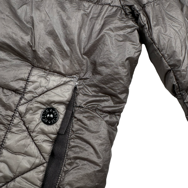 Stone Island 2011 Grey Garment Dyed Puffer Jacket - Large