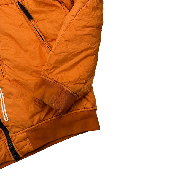 Stone Island 2019 Orange Crinkle Reps NY Jacket - XL