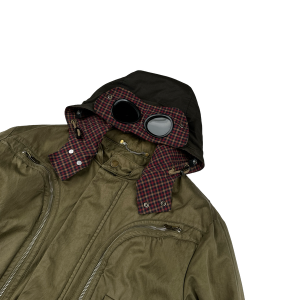 CP Company 2010 Tempo Performance Plaid Goggle Jacket - XL