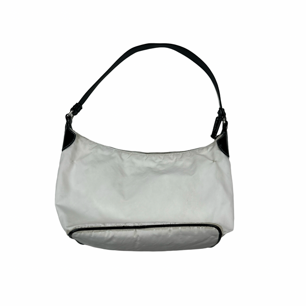 Prada White Nylon Womens Small Handbag