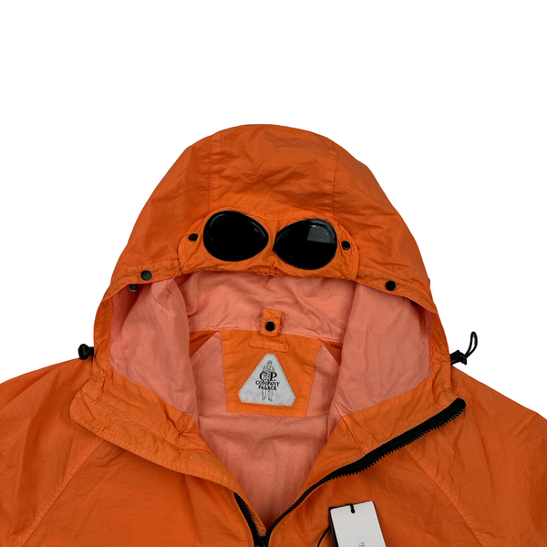 CP Company x Palace Neon Orange Nylon La Mille Goggle Jacket - Medium