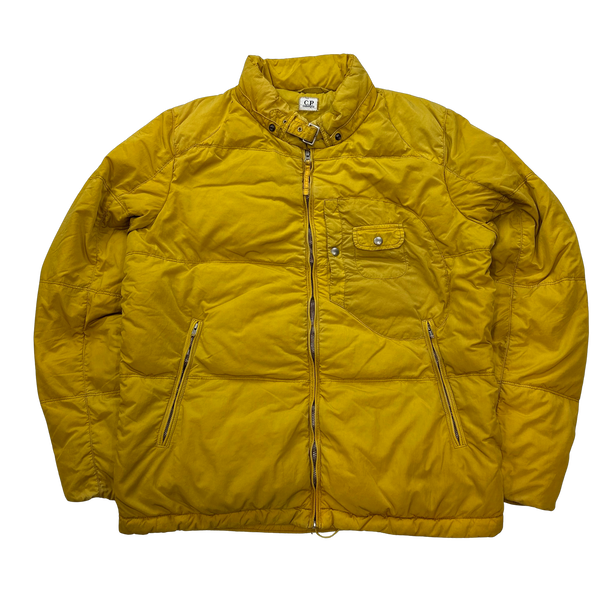 CP Company Vintage Yellow Down Puffer Jacket - XL