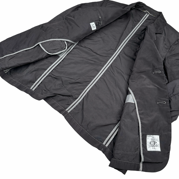 CP Company Charcoal Grey Nylon Blazer - Large