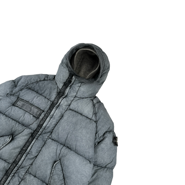 Stone Island 2017 Tela Nylon Down Dust Frost Puffer - Medium