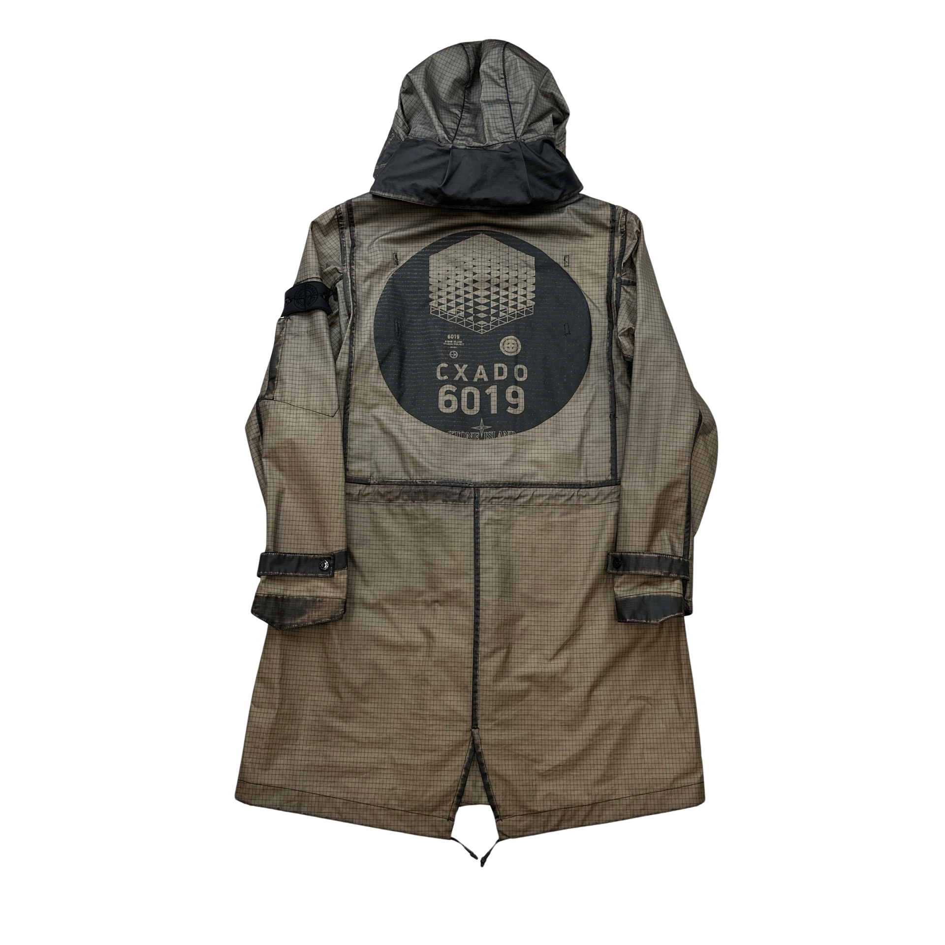 Stone Island 2014 Brown Shadow Project DPM Grid-R Inverse