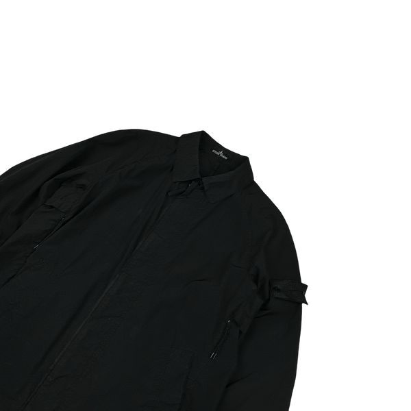 Stone Island 2016 Silon Long Collared Nylon Jacket - Large