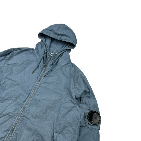 CP Company Light Blue Windbreaker Jacket - Large